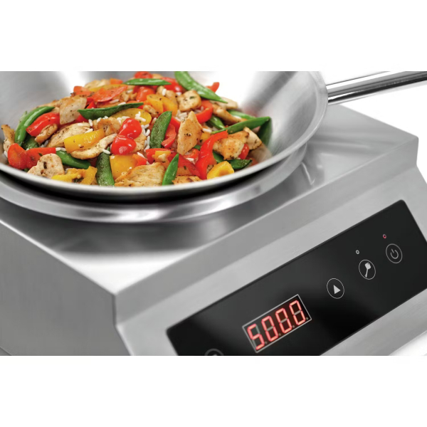 Induktionswok, 5000 W, 400V, Ø 280 mm